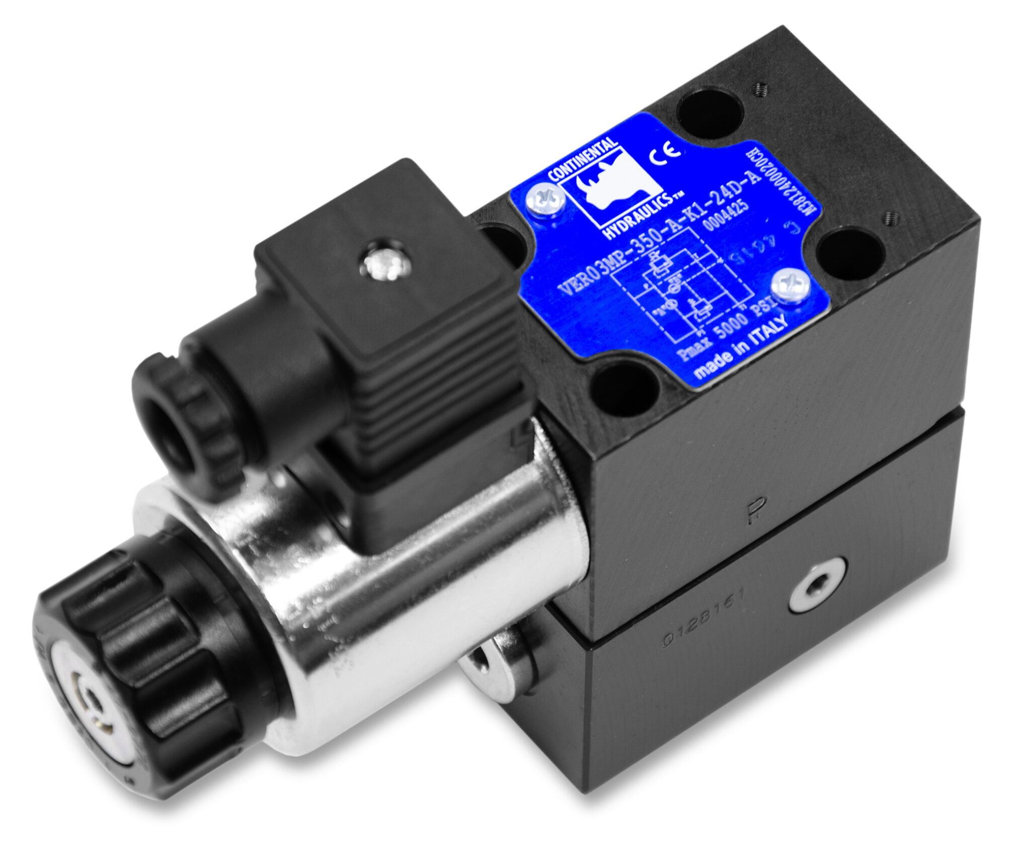 VER03MP pressure control valve product; white background