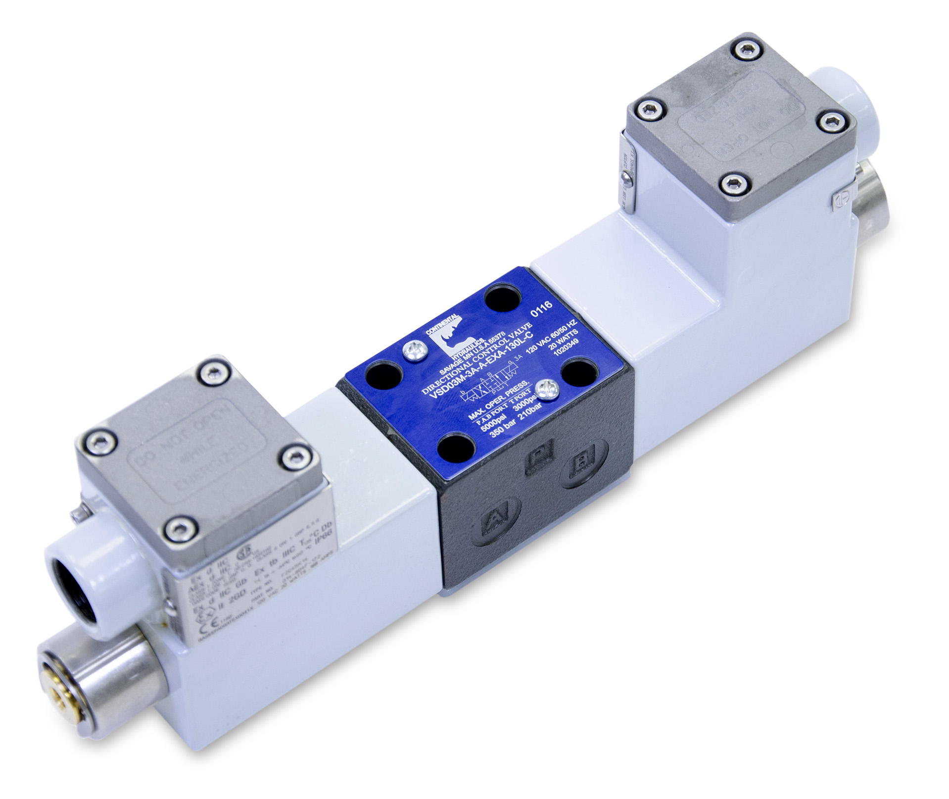 VSD03M-3A directional control valve product; white background