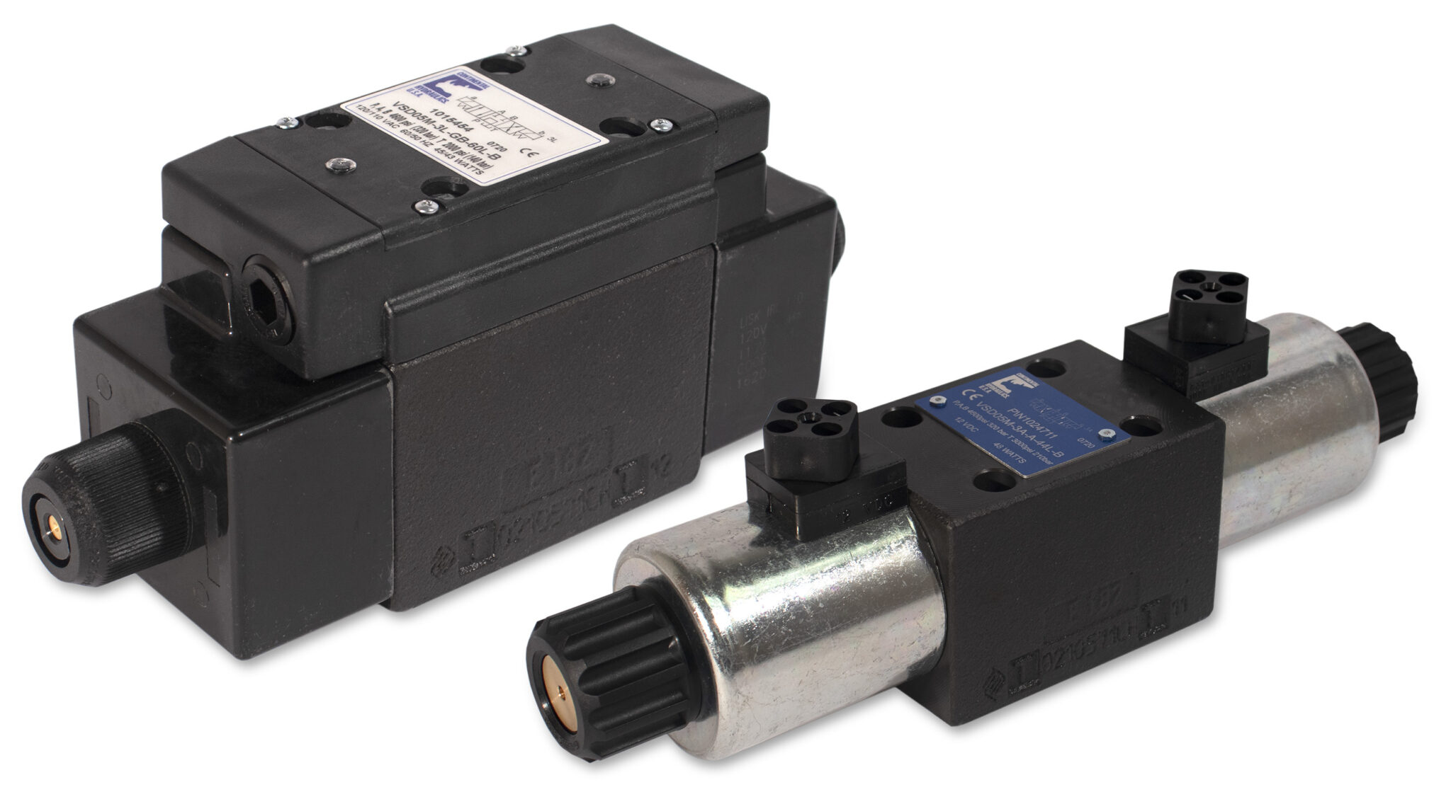 VSD05M direct operated solenoid valve products; white background