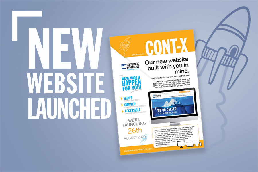 New Website Launch Graphic With Animated Spaceship And Flyer